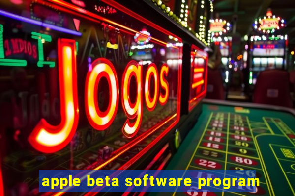 apple beta software program